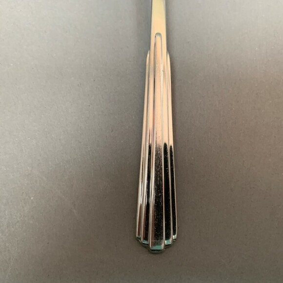 Kirk Stieff Parallel 1986 Stainless Steel Spoon Ribbed 6 1/4" - Picture 4 of 7